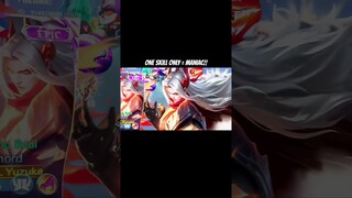 The Real One Skill Only = Maniac!! | When Enemy Pick my Alucard #mlbb #yuzuke