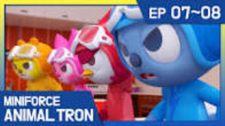[English dub.] MiniForce Animaltron EP7~8