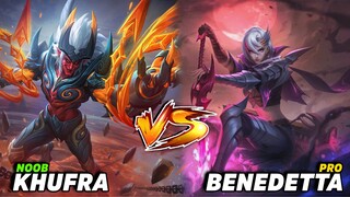 NOOB KHUFRA vs PRO BENEDETTA 🔥