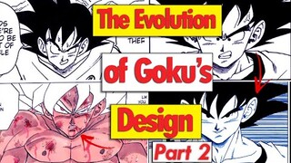 Evolution of Goku's Design  (Part 2)