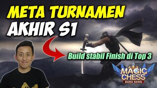 AMANKAN POINMU!! BUILD KOMBO META TURNAMEN STABIL FINISH DI TOP 3! | Magic Chess Bang Bang Indonesia
