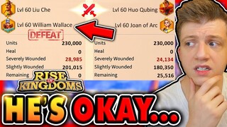 William Wallace TEST RESULTS Are AVERAGE? Rise of Kingdoms (Prerelease)