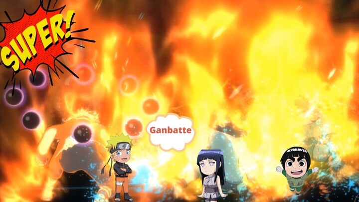 Naruto Hinata Rocklee Jadi Satu Team Lawan Musuh