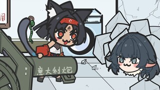 猫又：简鼠鼠！这一炮下去你就车底丸辣！喵喵（哈哈）！