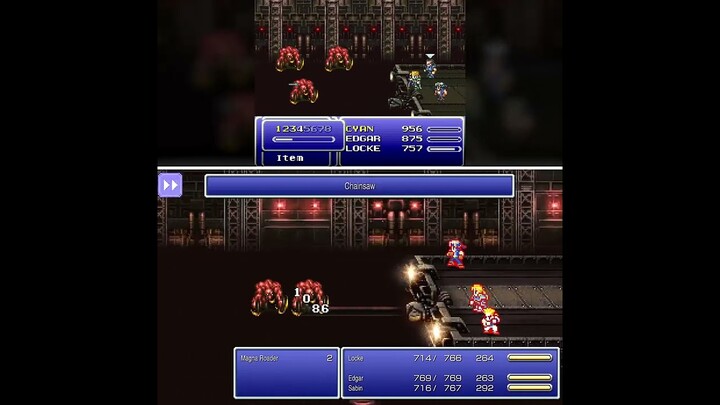 Pixel Remaster vs SNES | Final Fantasy VI #shorts #gaming