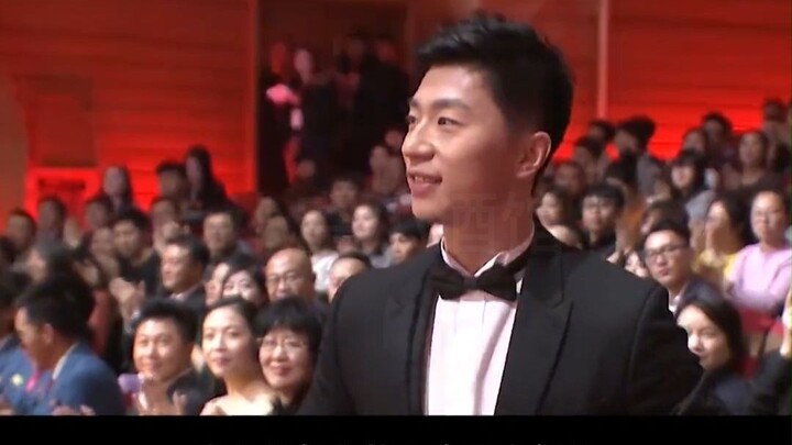 Because he has so many honors, the host introduced him and just called him “out of breath.”