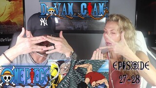 ONE PIECE EP 27-28 | LUFFY VS DON KRIEG! | We can’t watch 🫣
