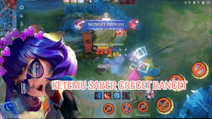 KETEMU SABER GREGET BANGET 🥶