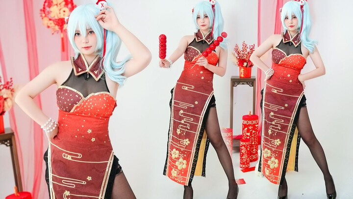 How can your cheongsam 33 girl figure dance! 1/2 Ru Meng [Little Feather]