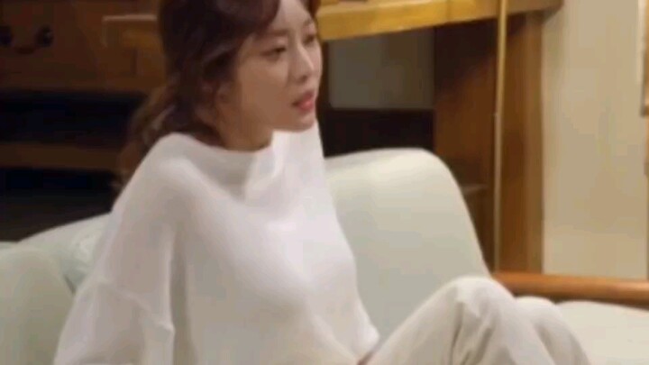 The girl had just unpacked her delivery after work, only to be surprised by the young man across the