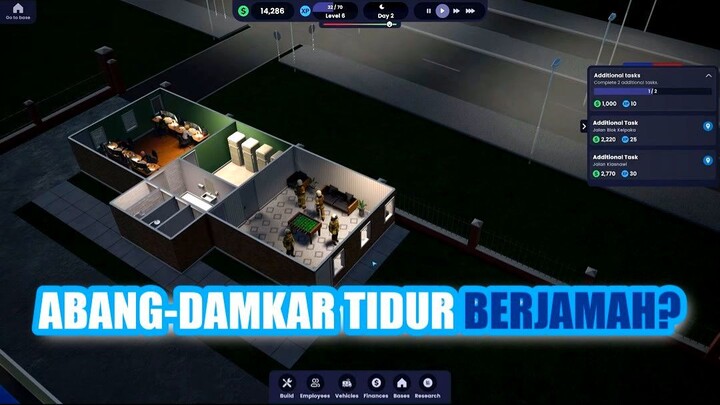 😴 ABANG-DAMKAR TIDUR BERJAMAH DI BREAK ROOM? TAPI INI ALASANNYA!