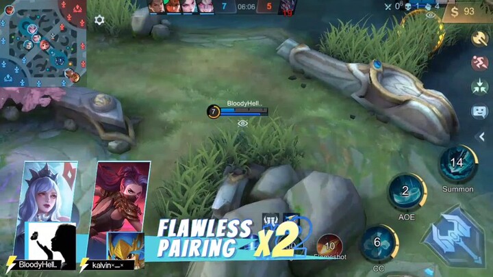 Let's see how Vexana and Hanabi fight together.