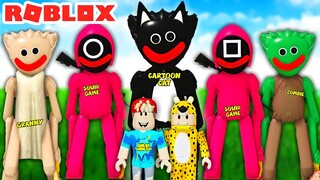 BANG BOY MENEMUKAN HUGGY WUGGY CARTOON CAT SQUID GAME DAN GRANNY DI ROBLOX