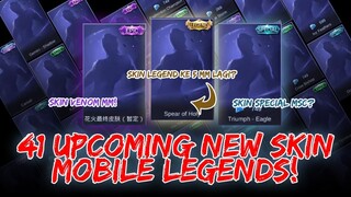 LEAKED LEGEND SKIN,MARSKMAN VENOM SKIN & 39 NEW UPCOMING SKIN MOBILE LEGENDS