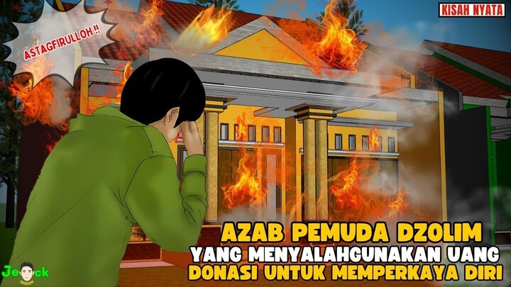 AZAB PEMUDA DZOLIM YANG SUKA KORUPSI UANG BANSOS UNTUK MEMPERKAYA DIRI SENDI