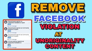 PAANO MAWALA ANG VIOLATION SA FACEBOOK | JOVTV