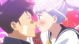 Raidou kissed Reina romantically and passionately Ep8 [ Aharen-san wa Hakarenai ]
