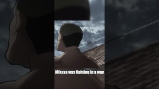 Why Levi Beat the Female Titan and Mikasa DIDNT #aot #attackontitan #anime