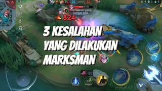 3 KESALAHAN YANG DILAKUKAN USER MARSKMAN