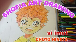 menggambar si bocil imut Hinata