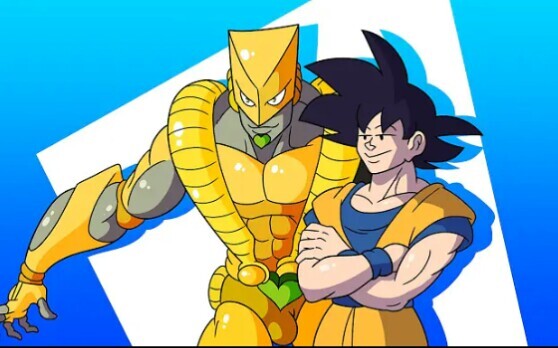 [Dragon Ball xJOJO] Goku vs. Vegeta, but they have a Stand this time