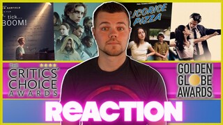 2022 Golden Globe and Critics Choice Nominations REACTION