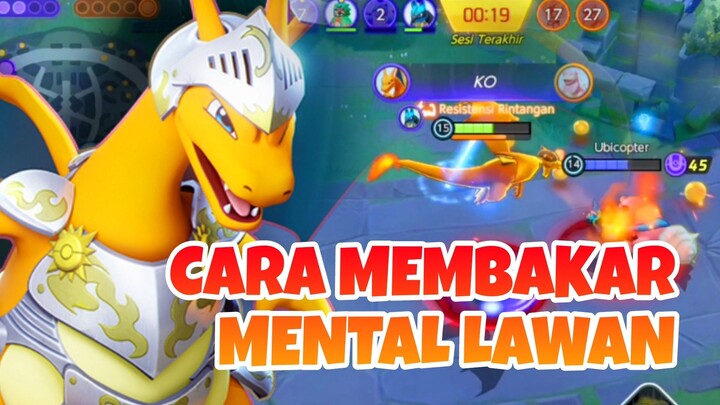 CARA CHARIZARD MEMBAKAR MENTAL LAWAN - Pokemon Unite Moments