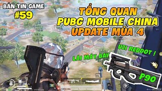 SÚNG MỚI P90, LÁI MÁY BAY BẮN NHAU CÙNG UZI LẮP SCOPE CHÍNH THỨC ĐỔ BỘ PUBG MOBILE CHINA !