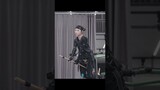 Motion capture actress manually takes off.