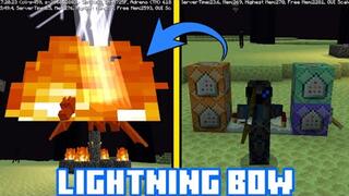 How to make a Lightning Bow in Minecraft using Command Blocks