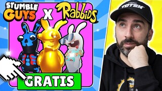 COME OTTENERE le NUOVE SKIN RABBIDS GRATIS! - STUMBLE GUYS ITA