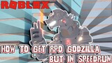 HOW TO GET RPO MECHA GODZILLA BUT IN A SPEEDRUN! - Kaiju Universe