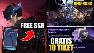 Gratis 10 Ticket Gacha, Senjata SSR & Boss Terbaru BARAN | Solo Leveling: ARISE