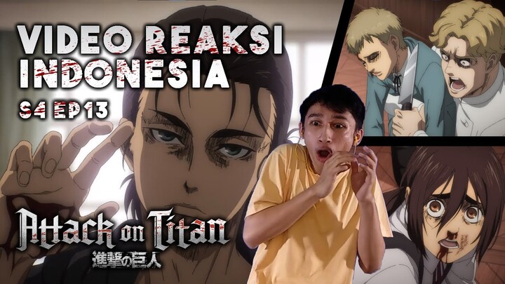 FALCO BAKAL DITAKDIRKAN MATI??!?! - Attack on Titan Reaction Indonesia | Season 4 Episode 13
