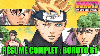 BORUTO CHAPITRE 81 RÉSUMÉ COMPLET FRANÇAIS : BORUTO vs KAWAKI ET CODE ! | BORUTO TWO BLUE VORTEX