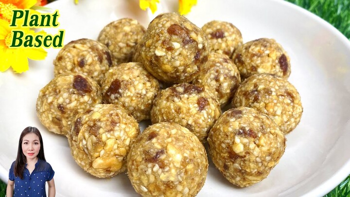 Power Ball วัตถุดิบหลัก 2 อย่าง | Vegan #PlantBased