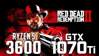 Red Dead Redemption 2 on Ryzen 5 3600 + GTX 1070Ti 1080p,1440p benchmarks!