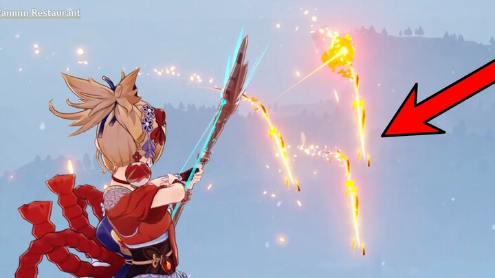 Yoimiya's arrows found something | Genshin Impact