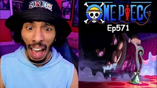 One Piece Episode 571 Reaction | Creepy Yonko And The Candy Factory |