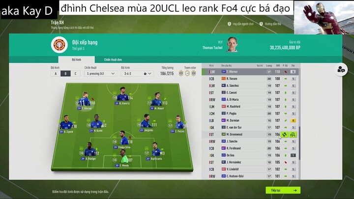 CHELSEA UCL20 len lỏi giữa dàn cầu thủ mùa mới  #21