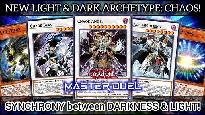 NEW CHAOS Deck: The LIGHT & DARK SYNCHRONY | Rage of Chaos [Yu-Gi-Oh! MASTER DUEL]