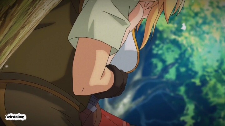 Mencari kesempatan dalam kesempitan di belakang pohon