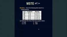 Surveying: Area of Traverse - DMD and DPD Method