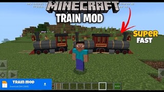 Minecraft Train Mod | How to Download Train Mod In Minecraft | Train Mod Download Link 1.20!