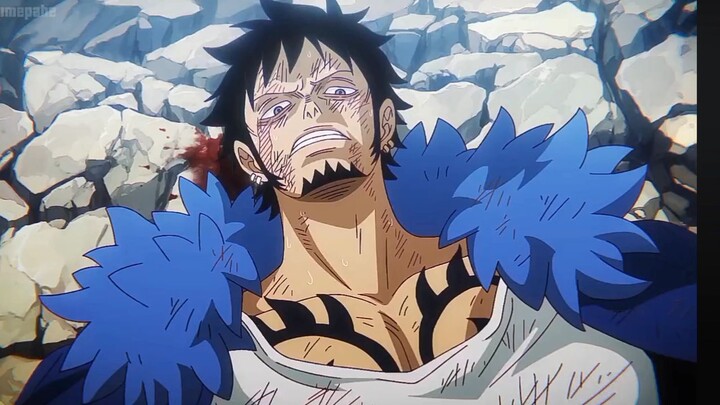 trafargar law vs  blackbeard pirates and akai became roger vs lesley