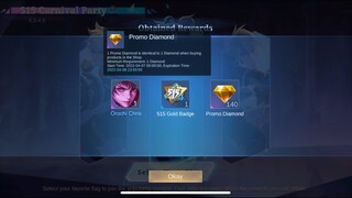 NEW! KOF X PROMO DIAMOND! FREE SKIN MLBB - NEW EVENT MOBILE LEGENDS