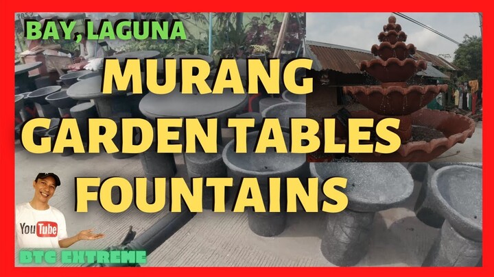 MURANG BILIHAN NG GARDEN FOUNTAIN AT TABLE | Designs and Price | Best Places in Laguna