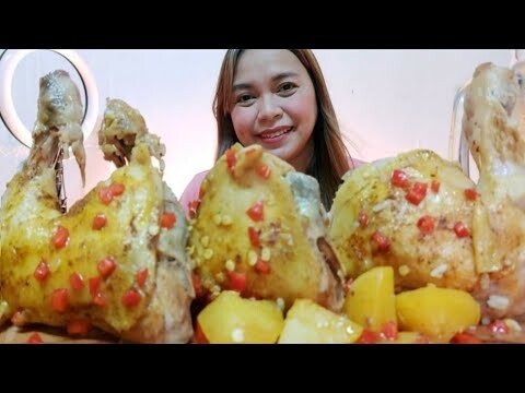 SPICY CHICKEN CURRY MUKBANG