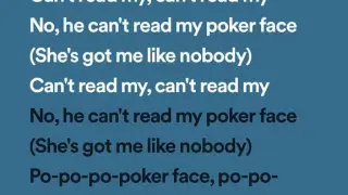 poker face song