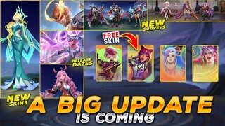 A BIG UPDATE IS COMING | ESMERALDA FREE SKIN | ALL STAR SKINS | CICI & FREYA LEGEND RELEASE DATE